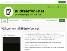 Tablet Screenshot of bildtelefoni.net